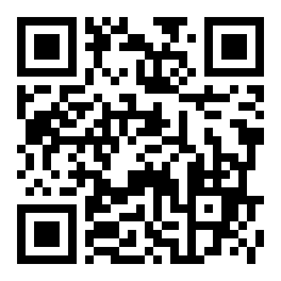 QR code for the Game Day Living landing page