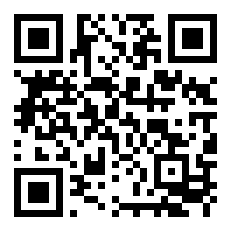 QR code for the yellow freckles landing page